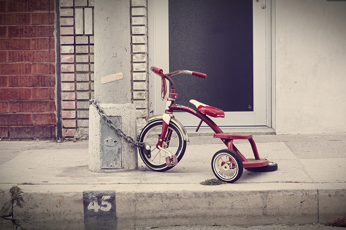 vintage kids bicycle