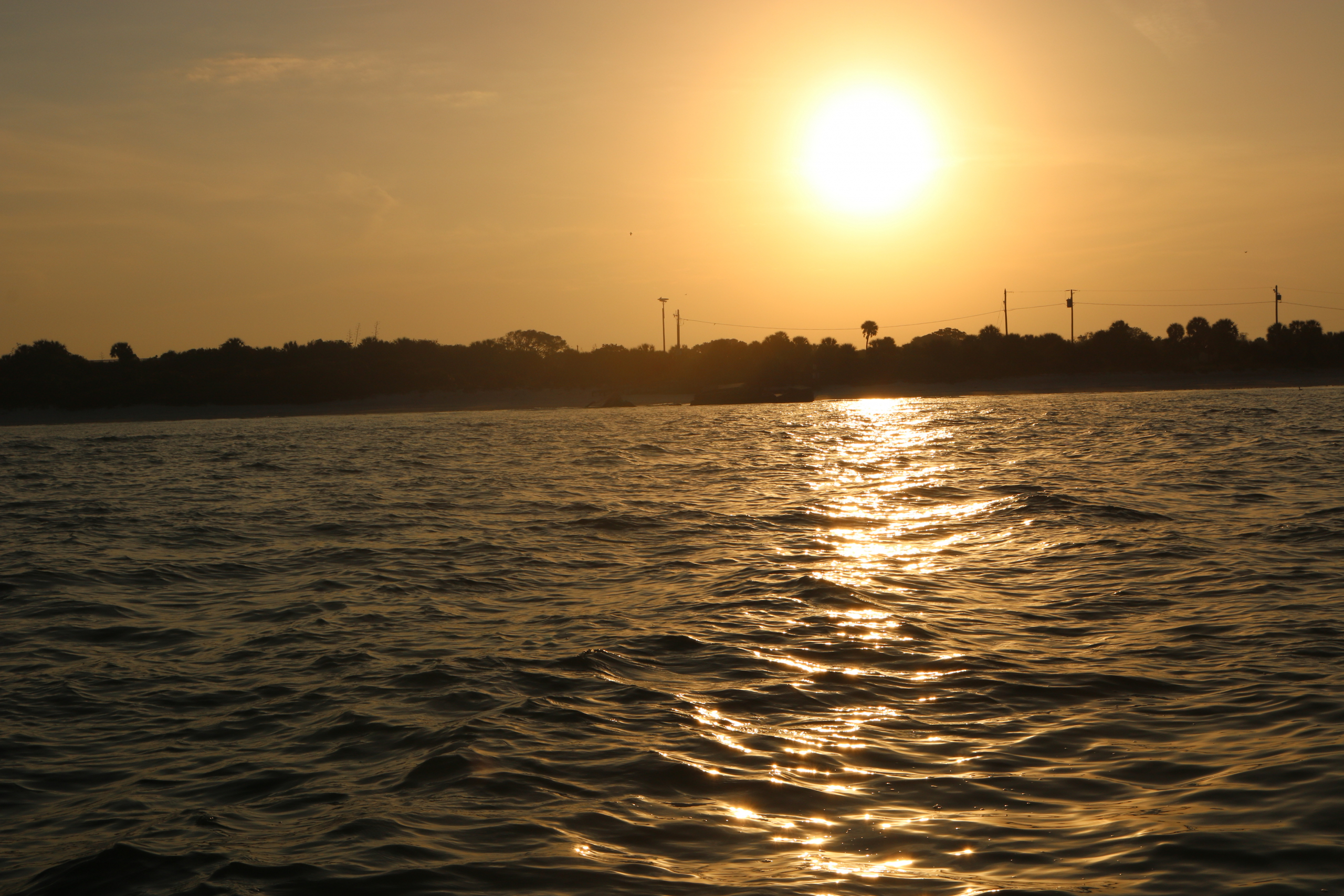 Early morning sun over Tampa Bay