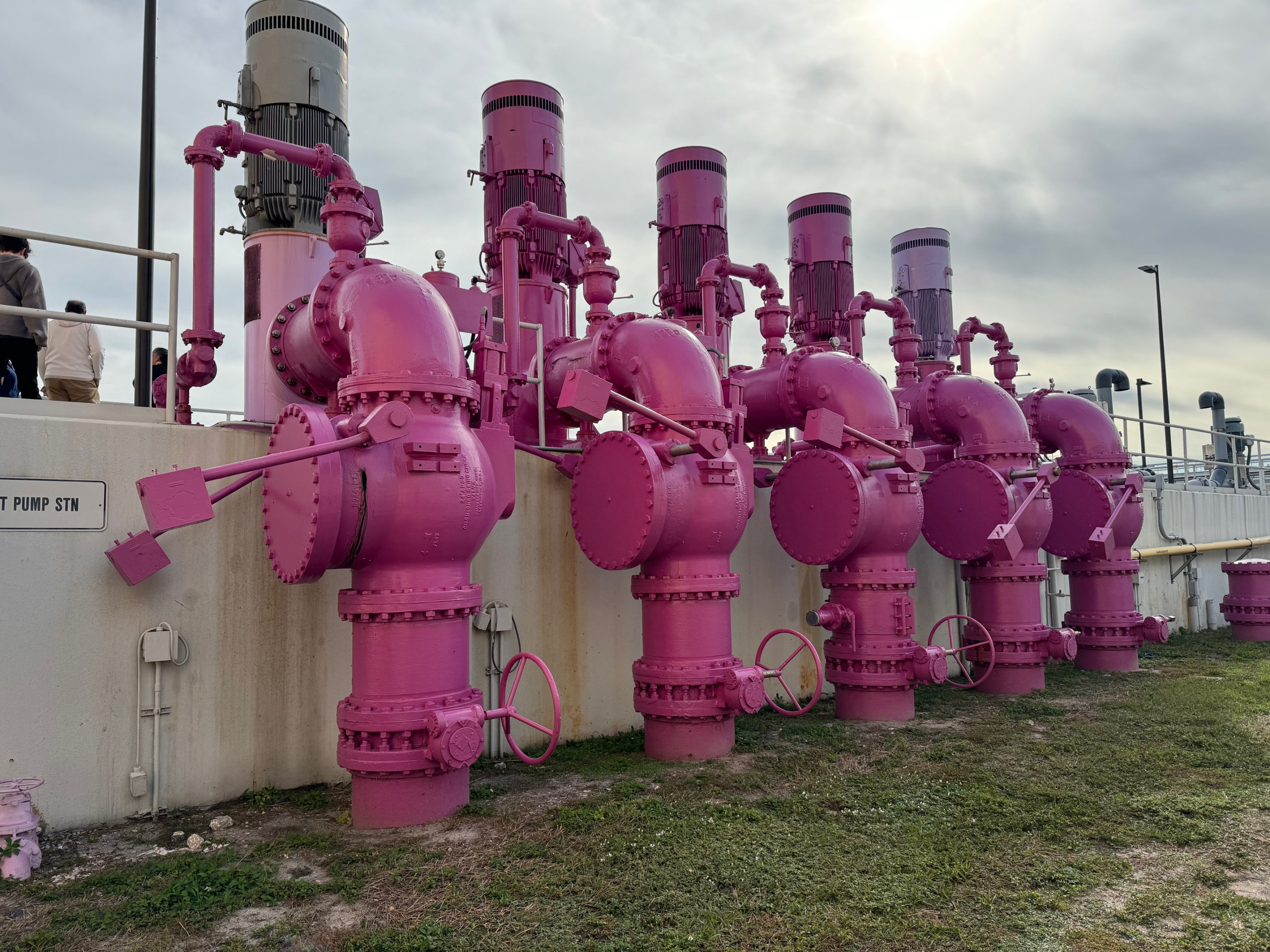 Pump station from the South Bayou Advanced Water Reclamation Facility in St. Petersburg, FL